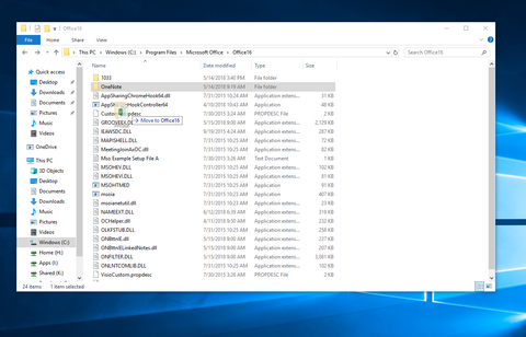 screen capture of a file explorer window showing the location to drag the phstat folder