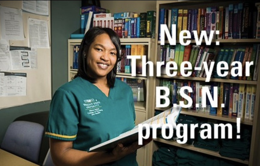 new three year bsn program graphic