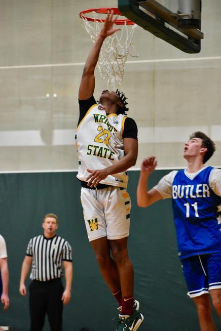 Club Basketball player laying it up