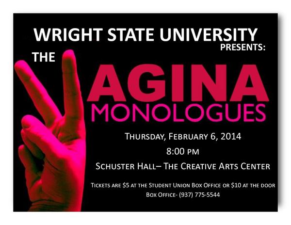 The Vagina Monologues  Wright State University