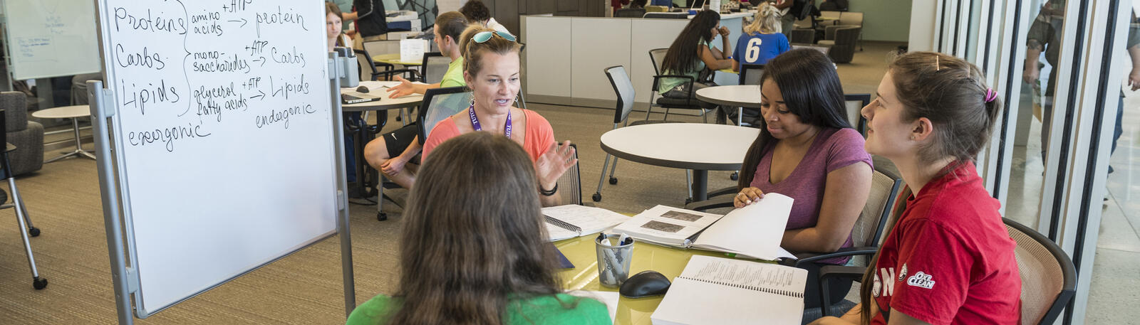 photo of students studying together
