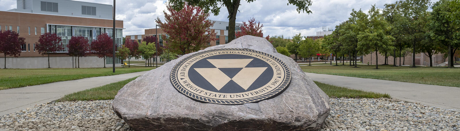 photo of the seal at wright state