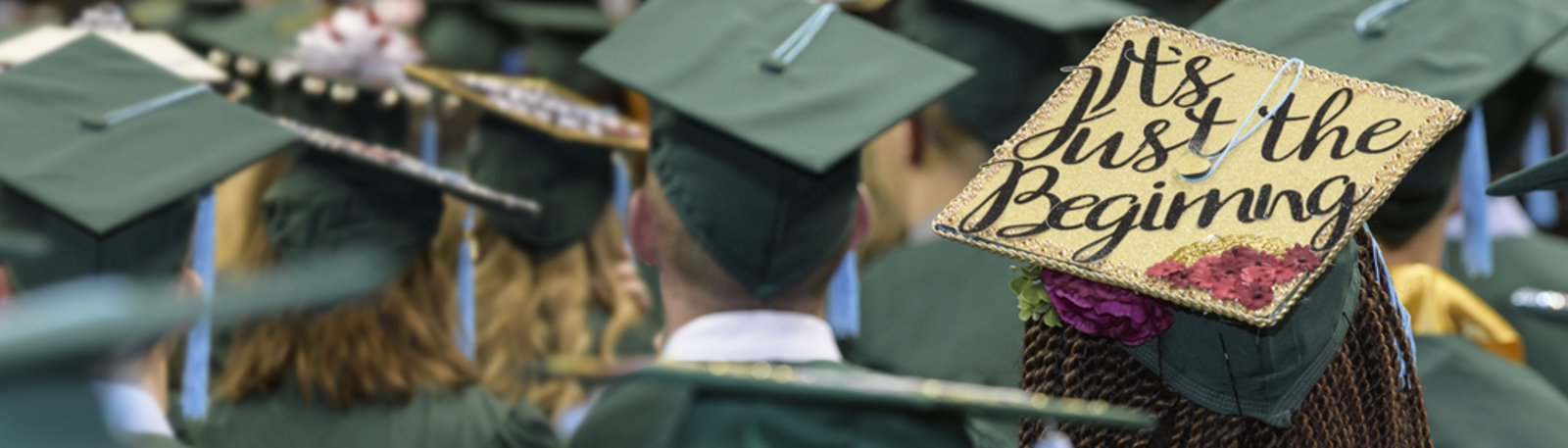 photo of graduates at commencement