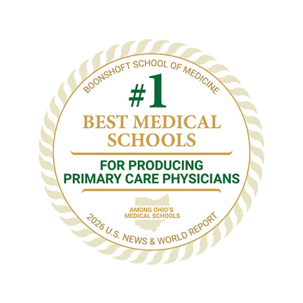 Wright State’s Boonshoft School of Medicine ranked No. 1 in Ohio for producing primary care physicians in U.S. News rankings