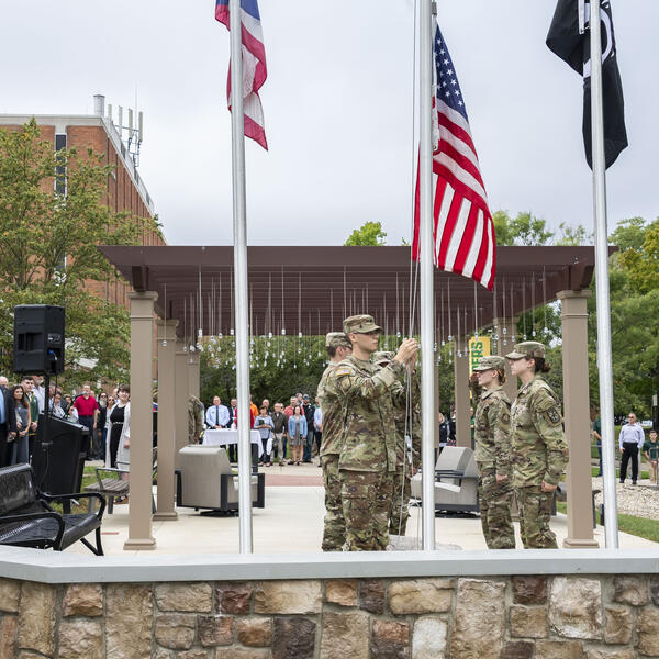 Veteran Military Center dedication