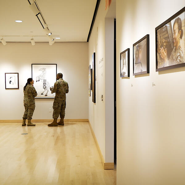Active-duty artists share artwork at Wright State exhibit