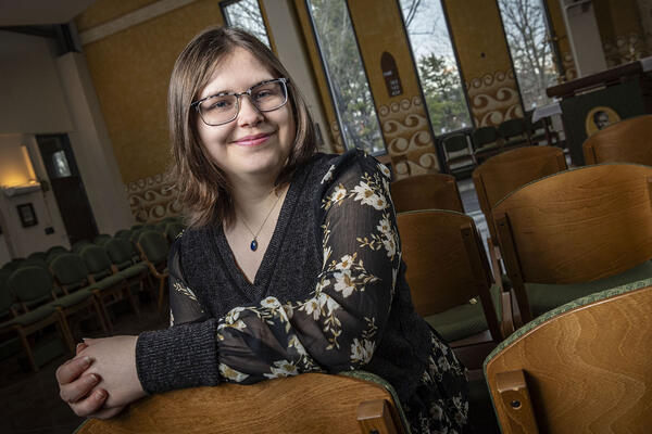 Wright State senior Katherine Dillard tunes up local church’s audio