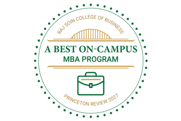 Wright State MBA earns national recognition as one of The Princeton Review’s Best On-Campus Programs