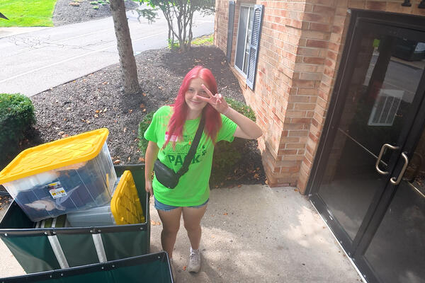 More than 2,400 Wright State students move in to on-campus housing for start of Fall Semester