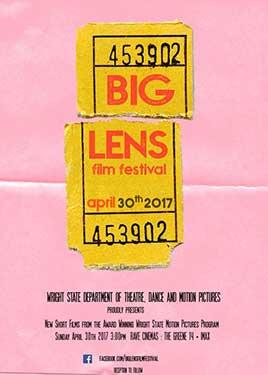 Big Lens festival flyer