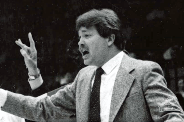 Bob Grote coaching in 1984 