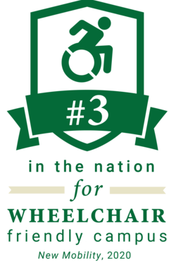 2020 New Mobility Third in the nation for wheelchair friendly campus