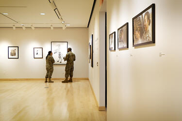 Active-duty artists share artwork at Wright State exhibit