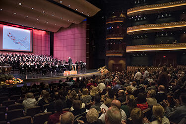 photo of a performance at the Schuster Center