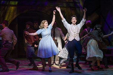 photo of students in a performance of alice by heart