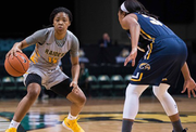 Angel Baker looks to make a move against Kent State