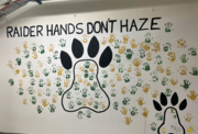 anti-hazing sign in tunnels