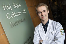 This future doctor means business