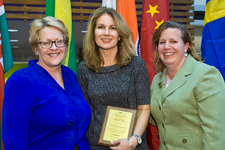 December Green, director of international studies at Wright State and known for her deep commitment to educating students on iss