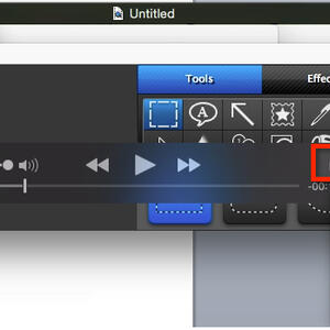 Quicktime Share Menu options