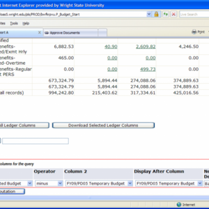 Compute Adjusted Base Budget