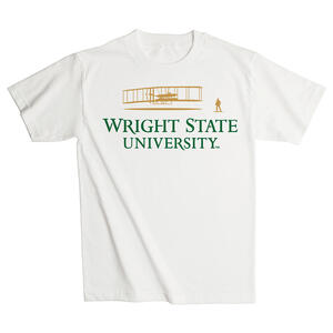 T-shirt example of Wright State University merchandise