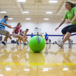 photo of student playing 