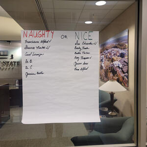 photo of Office of President and Provost from Sprinkles and Sparkless Door Decorating Contest