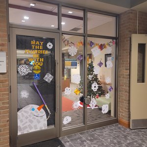 photo of Raj Soin College of Business Dean's Office from Door Decorating Contest 2023