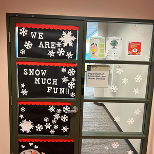 photo of Department of Human Services and Social Work from Door Decorating Contest 2023