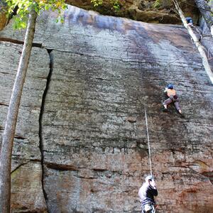 rock climbing 
