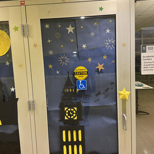 photo of Academic Success Center Homecoming Door Decorating 2025 