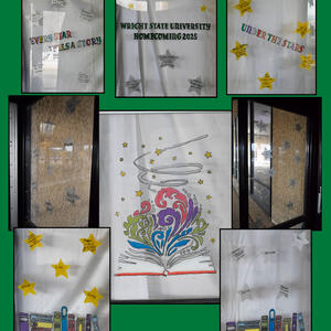 photo of University Libraries Homecoming Door Decorating 2025