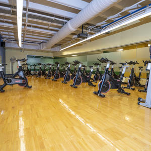 photo of a group exercise studio