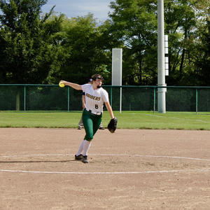 photo of club softball in action
