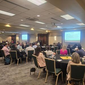 photo of attendees of the RSCOB Symposium - AI and Machine Learning in HR: Exploring Potential and Unintended Consequences