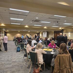 photo of attendees of the RSCOB Symposium - AI and Machine Learning in HR: Exploring Potential and Unintended Consequences