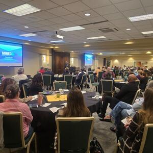 photo of attendees of the RSCOB Symposium - AI and Machine Learning in HR: Exploring Potential and Unintended Consequences