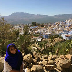 photo of a student on an ambassador program