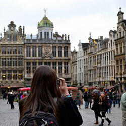 photo of a student on a study abroad trip