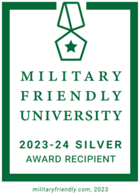 VMC military friendly university 2023-24 silver award recipient