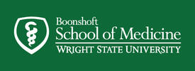 Wright State Boonshoft School of Medicine primary logo - white