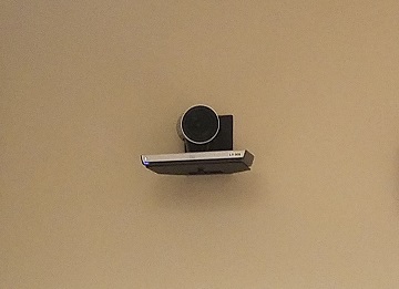 photo of a wall-mounted Cisco camera